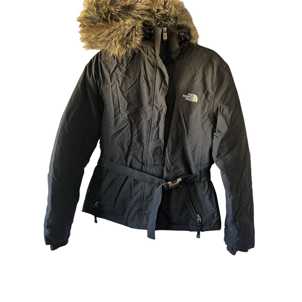 The North Face HyVent Womens Belted Down Jacket Size XS